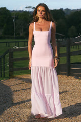 Tahlia Square Neck Maxi Dress Petal