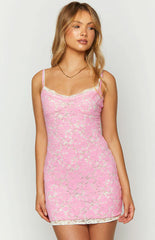 Katalina-Pink-And-White-Lace-Mini-Dress