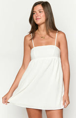 Lotus-Love-Affair-White-Mini-Dress