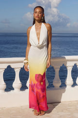 Jasmina Maxi Dress Tropical Ombre
