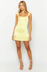 Marigold-Muse-Yellow-Satin-Mini-Dress