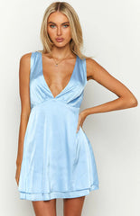 Shimma-Blue-Satin-Mini-Dress