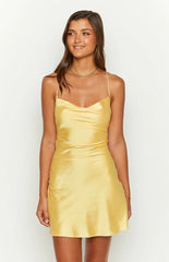 Come-And-Get-It-Yellow-Party-Mini-Dress