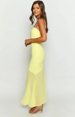 Karmic-Yellow-Chiffon-Maxi-Dress