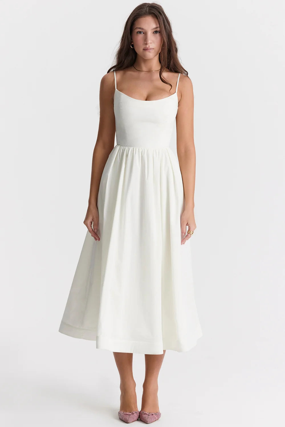 Ivory Corset Sundress 48477