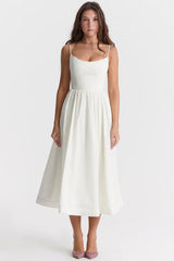 Ivory Corset Sundress 48477
