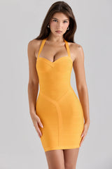 Orange Sherbet Mini Bandage Dress 70195