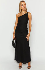 Pluto-Black-Linen-Blend-Maxi-Dress