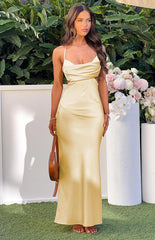 Taleah-Yellow-Cut-Out-Maxi-Dress