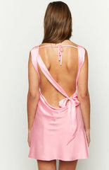 Lamira-Pink-Mini-Dress