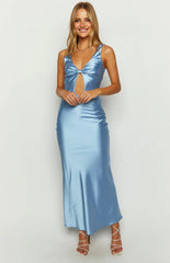 Attina-Blue-Satin-Maxi-Dress
