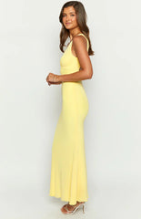 Sunflower-Yellow-Mesh-Maxi-Dress
