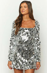 Marienne-Silver-Large-Sequin-Long-Sleeve-Mini-Dress