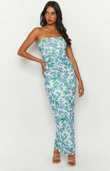 Imogen-Blue-Floral-Strapless-Maxi-Dress