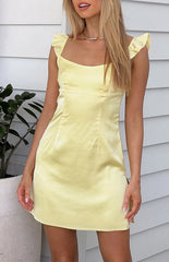 Marigold-Muse-Yellow-Satin-Mini-Dress