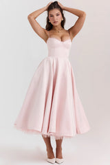 Ballerina Pink Midi Dress 37697