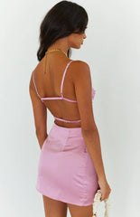 Trouble-Pink-Mini-Dress