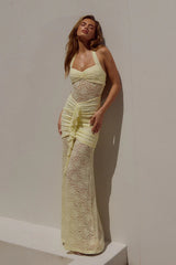 Annika Maxi Dress Lemon