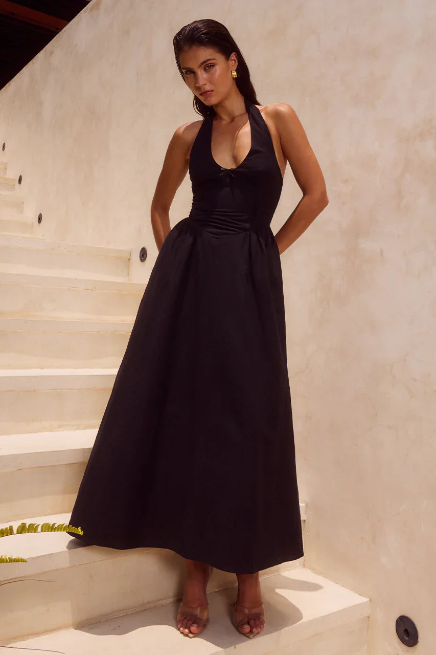 Henrietta Midi Dress Black