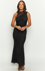 Luca-Black-Maxi-Dress