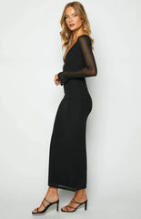Monni-Black-Maxi-Dress