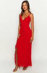 Nahanee-Red-Ruffle-Maxi-Dress