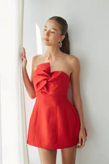 Alix-Twist-Front-Bubble-Mini-Dress