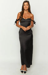 Sheridan-Black-Satin-Maxi-Dress