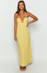 Braelyn-Yellow-Strapless-Maxi-Dress