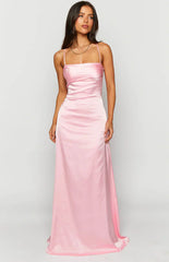 Blaise-Pink-Satin-Maxi-Dress