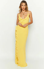 Nahanee-Yellow-Ruffle-Maxi-Dress