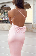 Party-Girl-Pink-Satin-Maxi-Dress