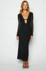 Monni-Black-Maxi-Dress