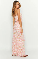 Renesmee-Pink-Floral-Chiffon-Maxi-Dress