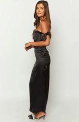 Sheridan-Black-Satin-Maxi-Dress