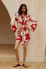 Arlette-Sleeved-Mini-Dress-Arlette-Red